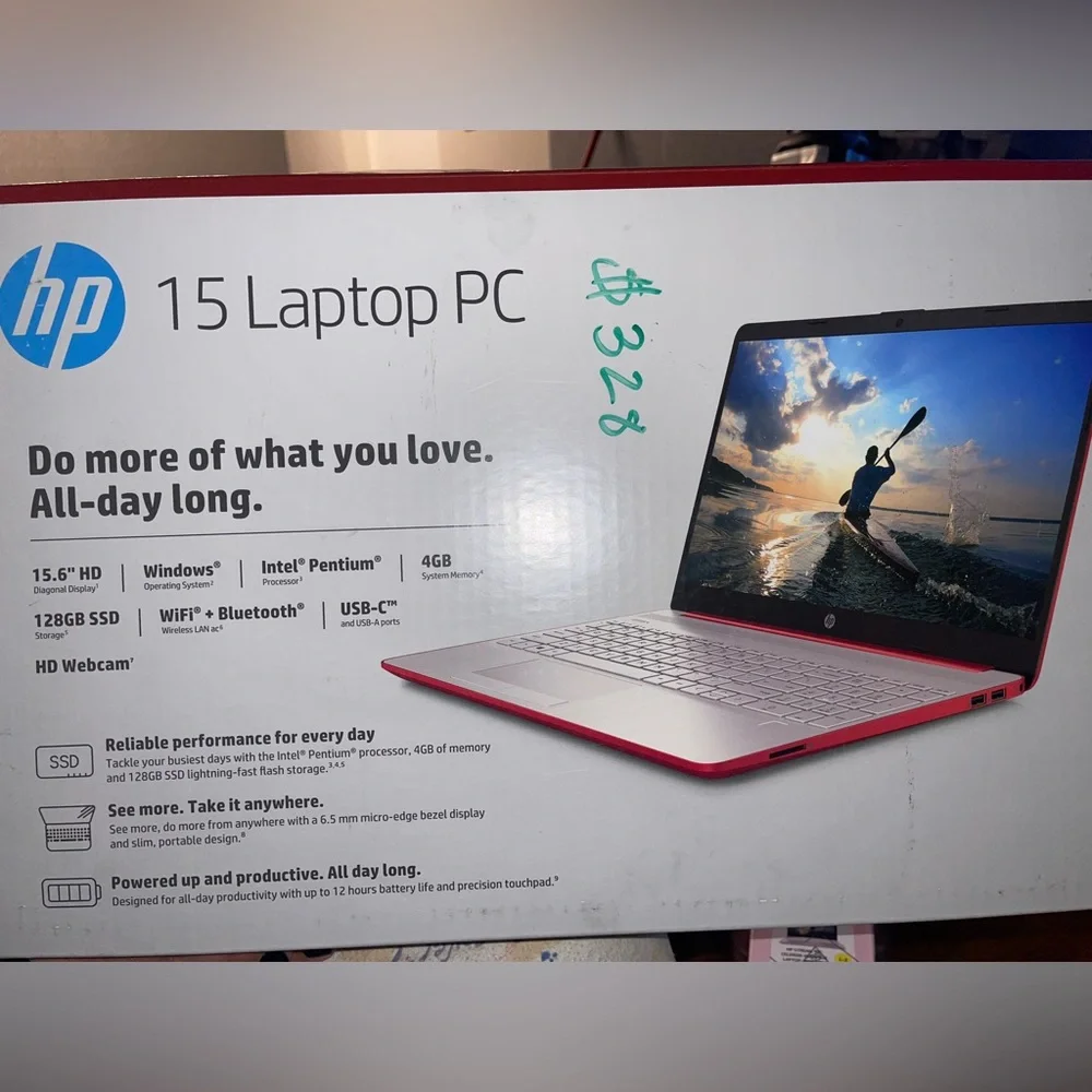 Hp laptop 15 inch brand new sealed in the box
